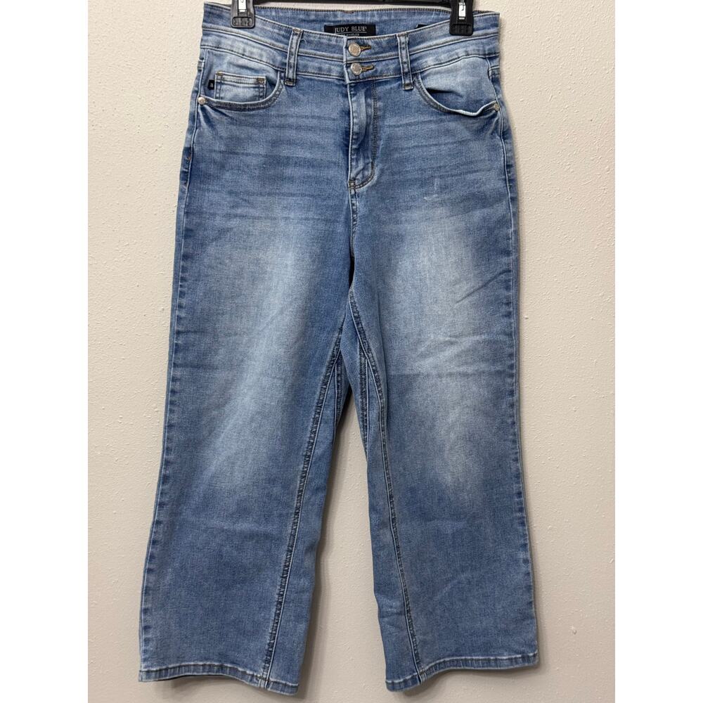 Judy Blue Cropped Distressed jeans‎ Women’s 9/29 Blue Denim Vacation Beach Boho
